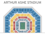 Arthur Ashe Stadium Seating Chart