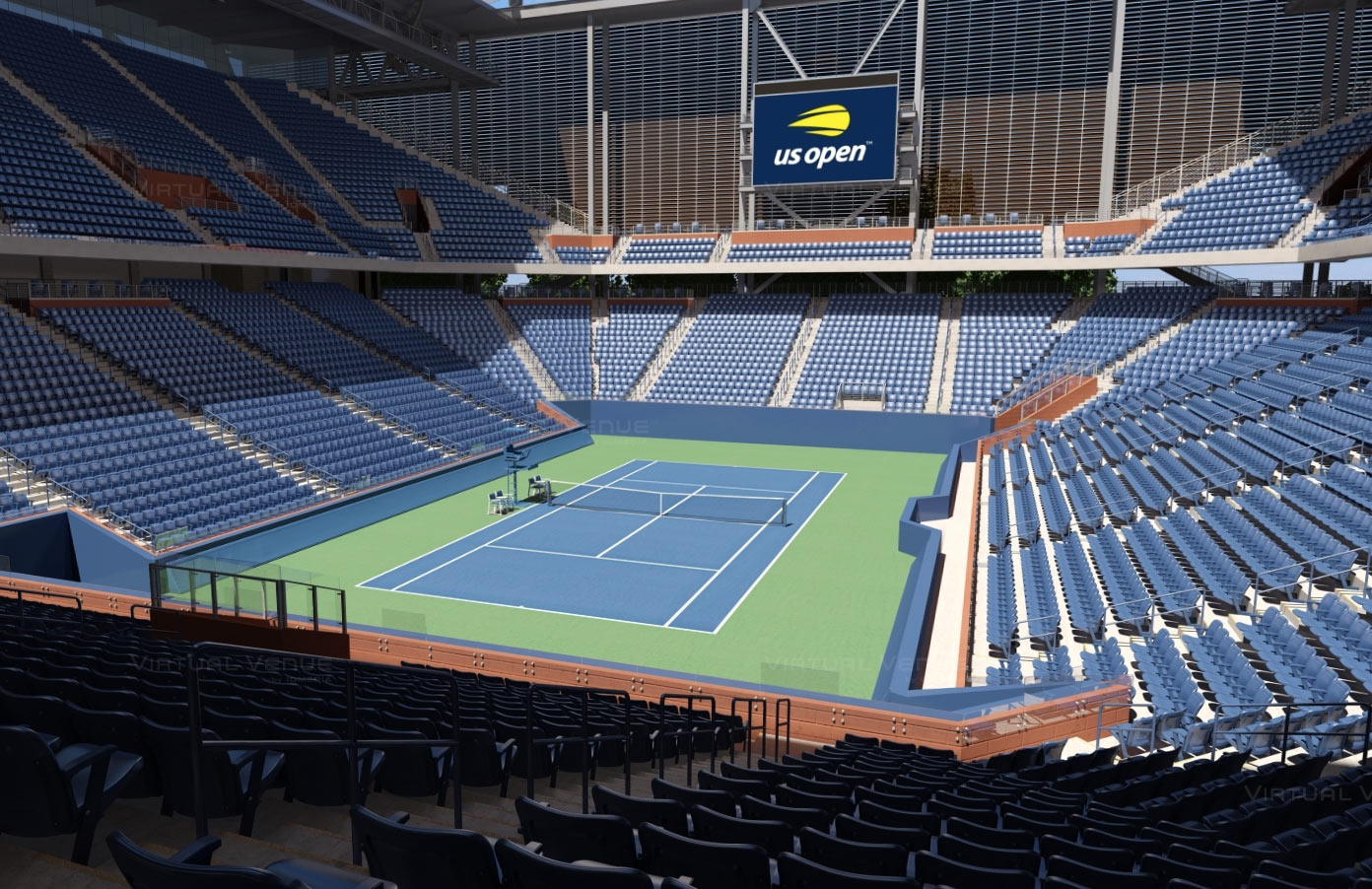 Us Open Tennis Seating Chart Louis Armstrong Stadium