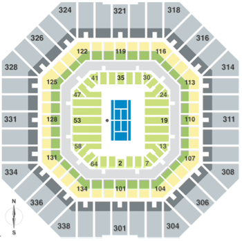 Us Open Seating Chart Ashe