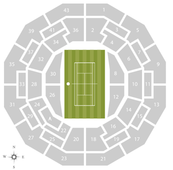 seating court wimbledon map levels official tennistours