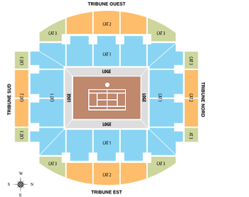 Roland Garros Seating Chart View