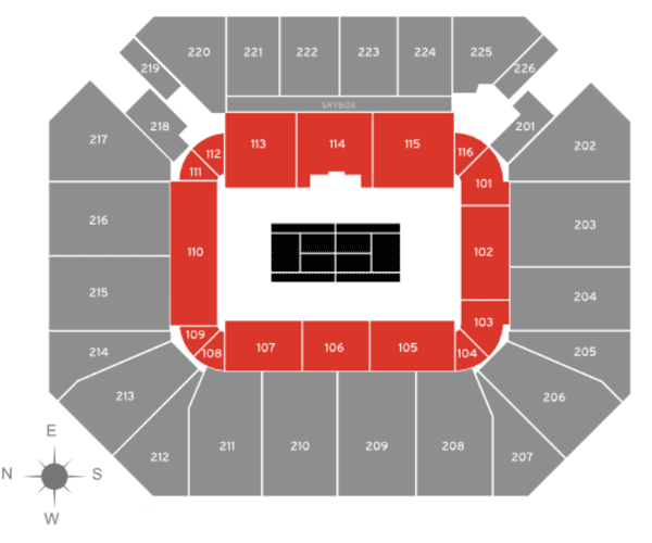 Laver Cup Chicago Seating Chart