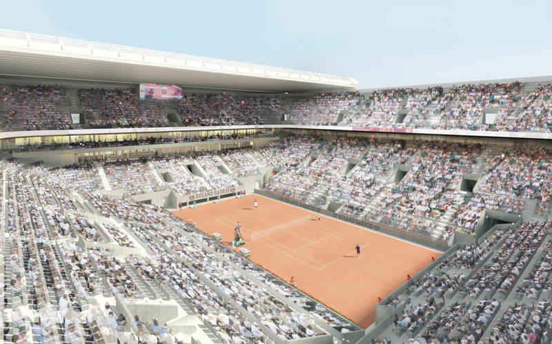 Roland Garros Seating Chart View