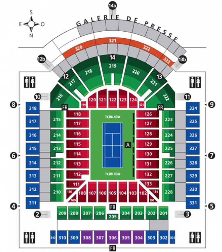 Montreal Stadium Seating Chart